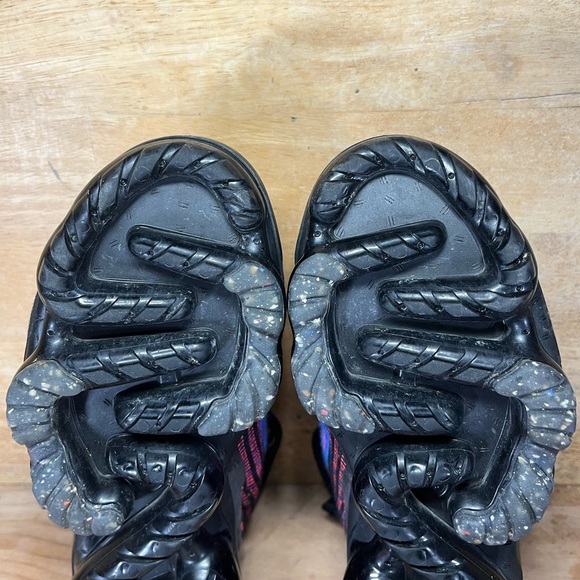 Nike Air VaporMax Flyknit Womens Sz 7.5 Running Shoes Sneakers Black Hyper Pink - Picture 10 of 12